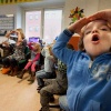\"Nijmegen, 18-11-2010 . Engelse les aan kinderen op basisschool de Sterredans\"