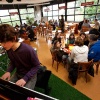 \"Nijmegen, 13-2-2011 . open dag Canisiuscollege, muziek van leerlingen in de kantine\"