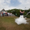 \"Groesbeek, 9-5-2011; Guus Hiddink slaat af op de golfbaan Her Rijk van Nijmegen in Groesbeek, 1e van 4 golftoernooien van Bergh in het Zadel voor de Kankerbestrijding\"