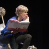 \"Nijmegen, 9-10-2011 . Kinderboekenfeest in Lindenberg. Prinses Laurentien leest voor uit eigen werk\"