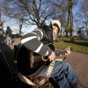 \"Nijmegen, 30-11-2011 .  Occupy kamp in Valkhofpark\"