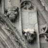 \"Nijmegen, 30-1-2012 . De Stevenskerk brokkelt af. Monumentenzorg bekijkt de beelden van de kerk en van de Latijnse school.\"