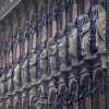 \"Nijmegen, 30-1-2012 . De Stevenskerk brokkelt af. Monumentenzorg bekijkt de beelden van de kerk en van de Latijnse school.\"