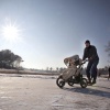 \"Nijmegen, 4-2-2012 . Schaatsen op de Hatertse vennen.\"