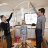 \"Wijchen, 12-2-2012 . Open dag Maas Waalcollege met zang en zeepbellen\"